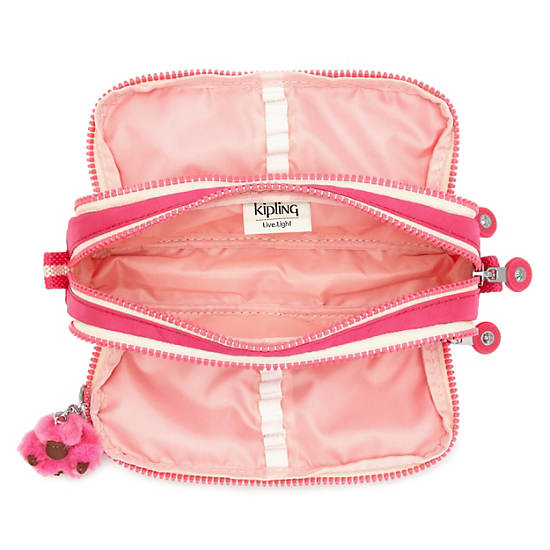 Kipling Gitroy Pencil Case Bags Fresh Pink | AU 1623DF